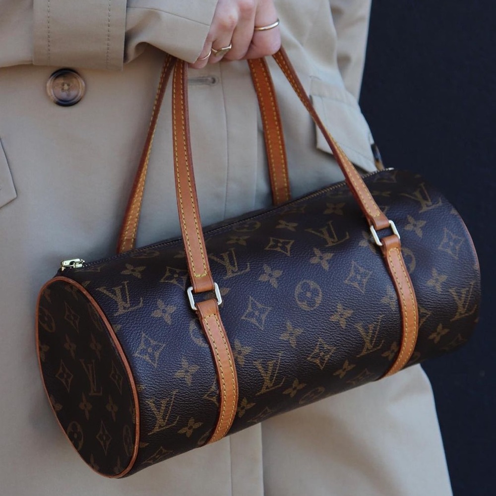 LOUIS VUITTON Monogram Canvas Papillon 30 Bag